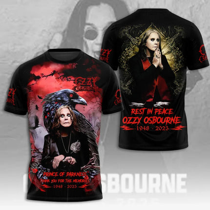 Hot Rock Ozzy Band 3d Printing T-shirt Men Women Fashion Hip Hop Short Sleeve Sports O-Neck Tops Tees For Men Clothes