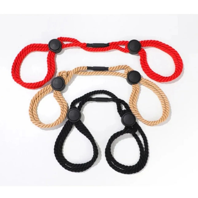 Adjustable Erotic Slave Bdsm Bondage Restraint Rope Shackles Handcuffs Fetish Binding Toys Adult for Couples Exotic Accessorie