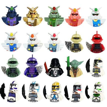 Building block toys, mini figures, character action figures, city people, building block accessory sets, children's gifts