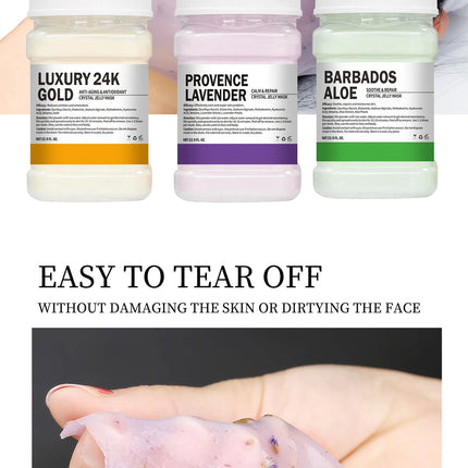 650g Enzyme Crystal Facial Mask Powder Carrot Soft Mask Powder Moisturizing Rose Petal Jelly Mask Mud Face Care Dropshipping
