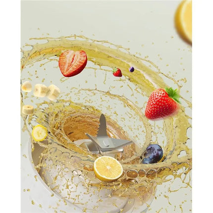 TCF-Portable Electric Juicer Fruit Vegetable Blender Rechargeable Small Household With Digital Display Juice Cup