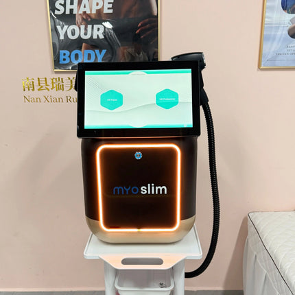 Myoslim FAC 4 Wavelength 10 Bars Laser Hair Removal Machine Black Ice Platinum Cooling 808nm Diode Laser Hair Removal Device
