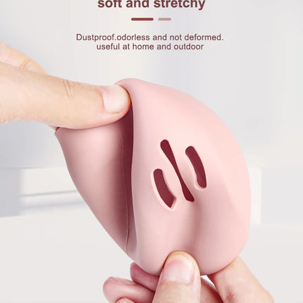 1Pcs Makeup Sponge Holder Eco-Friendly Silicone Multi-hole Beauty Egg Storage Case Travel Protable Cosmetic Puff Holder Box