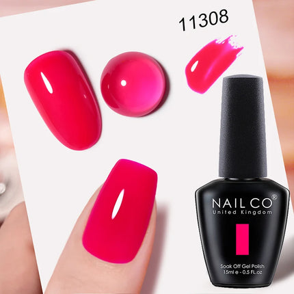 NAILCO Gel Nail Polish 15ml Hema TPO Free Nail Art Vernis Semi Permanent UV Gel Polish Nail Manicure Nail Varnish Ongle Top Coat