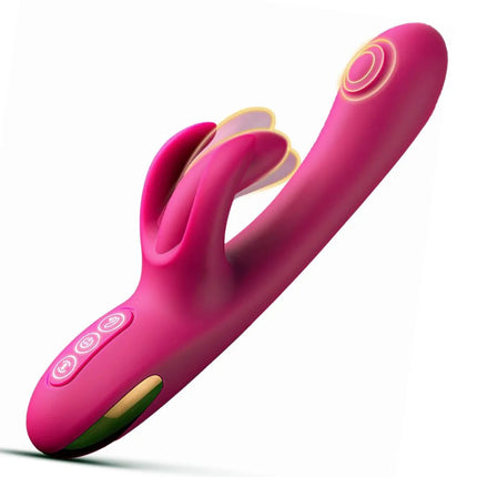 30 Modes G Spot Vibrator Rabbit Sex Toy for Women Clitoral Stimulator Female Vibrators Dildo 10 Flapping Vibrating Adult Sex Toy