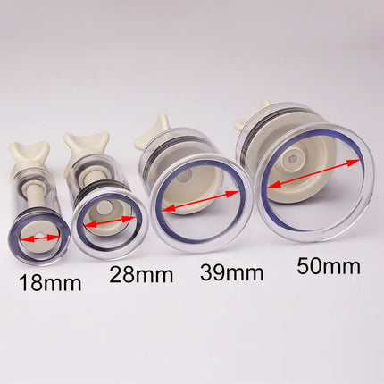 2PCS Bdsm Pussy  Clit Nipple Sucker Pump Suction Vacuum,,Breast Bondage,Sex Toys for Couples,Adult Games