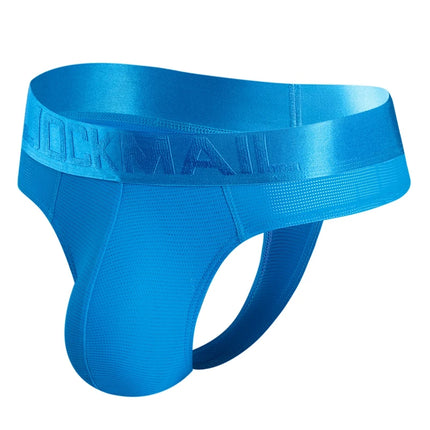 Mens Sexy Bikini Briefs Thong Men Jockstrap Very Small Rear Design Panties Mesh Couple Gay Underwear Sax Woman Swimwear Sissy