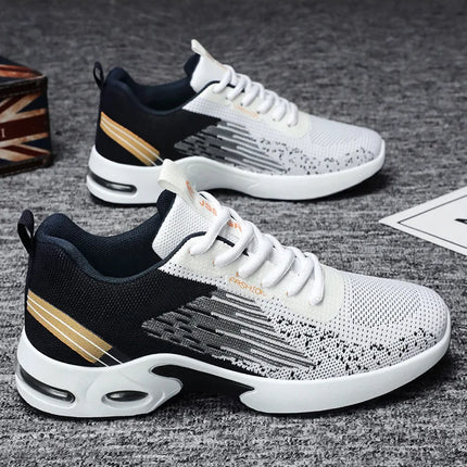 Ultralight Running Shoes for Men Casual Breathable Mesh Sneakers Anti-slip Fashion Solid Colour Men's Shoes Plus Size 47