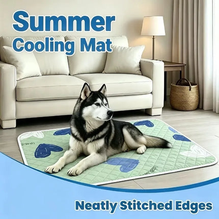 KEMORELA Ice Cool Upgrade Extra Large Cooling Dog Mat Cooling And Breathable Small Big Dogs Pad Breathable Pet Cold Bed