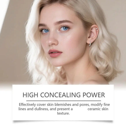 ZEPHOCO 2-in-1 Color Changing Foundation Stick Long Lasting Moisturizing Lightweight Foundation High Concealer Power Makeup
