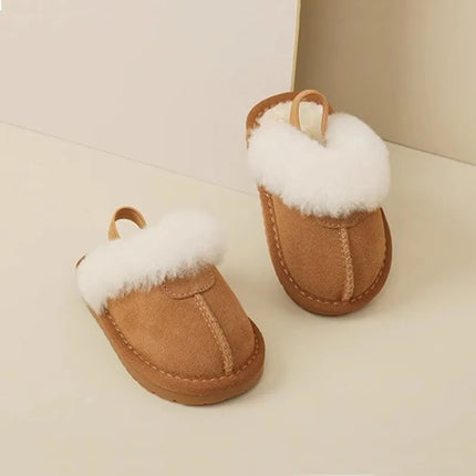 Autumn and Winter Popular Walking Shoes Baby Shoes 0-1 Year Old Warm Shoes Cotton Shoes Casual Soft Soled and Plush Baby Shoes