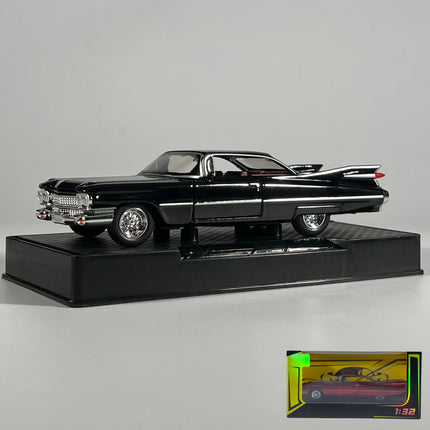 1:32 Cadillac Eldorado Biarritz Classic Retro Car Alloy Metal Diecast Model Car With Sound And Light Pull Back Collection Hobby