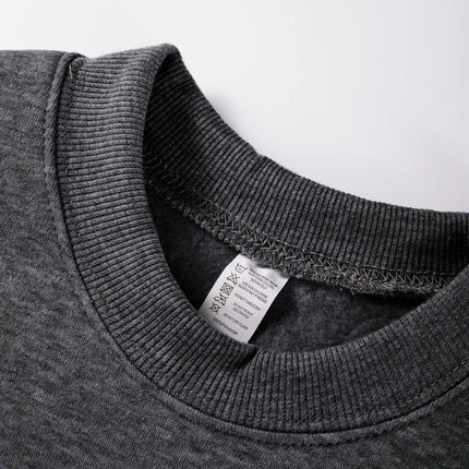 Winter Womens Solid Sweatshirts Casual Comfortable Warm Hoodies Loose Crewneck Fleece Pullover Tops Autumn Womans Streetwear