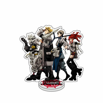 Anime FigureGachiakuta Acrylic Stand Model Plate Keychain Rudo Enjin Zanka Riyo Jabber Desk Decor Collection cosplay fans gifts