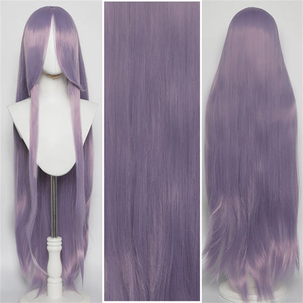 Long Straight Cosplay Wig 100CM Multiple Colors Pink Blonde Black Anime Costume Wig Universal Synthetic Cos Wig Daily Party Wig