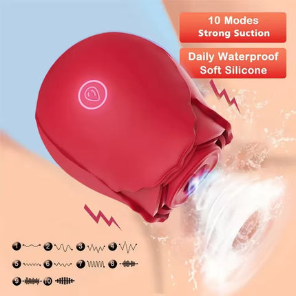 Powerful Sucking Vibrator for Women Tongue Licking Clitoris Vagin Stimulator Female Vacuum Oral Nipple Sucker Adults Sex for Toy