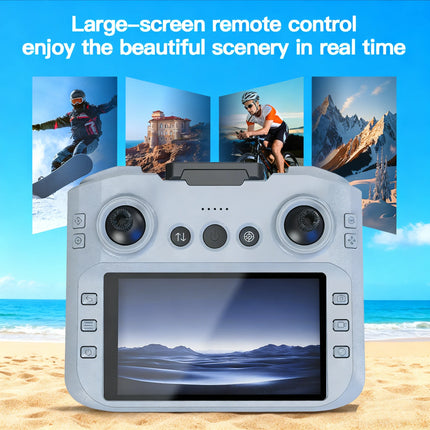 2026 AE5 Max Drone 8K HD Quadcopter with 4.5' Screen Control 20 Min Battery Headless Mode 360° Flip Mini Helicopter Toy for Kids