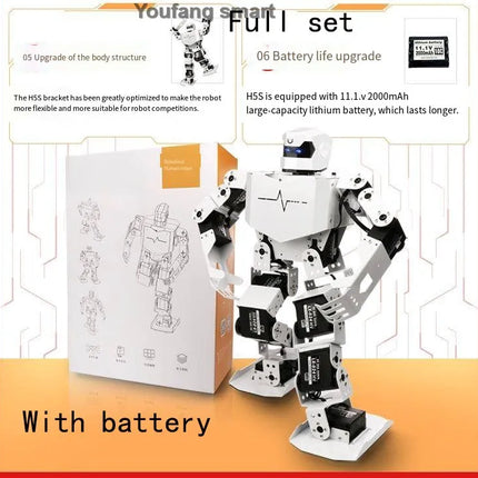 16 Dof Humanoid Robot Servo PWM MP3 Dance Robot Singing Dancing Walking RoboSoul Educational Programmable Bionic Robot DIY Kit