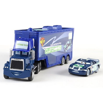 Pixar Cars Truck Attached Model Car Anime Figure Mack Semi-Hauler Rust-eze Racing Toys Container Trucks Children Birthday Gifts