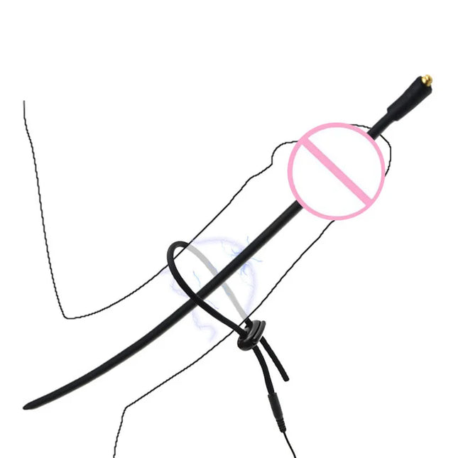 18+ Adults Electro Shock Penis Plug Electric Stimulation Urethral Catheter Sounds Dilator Penis Rings Sex Toys For Man Penis