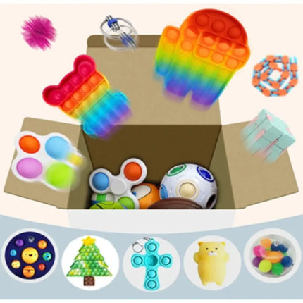 1pcs Random Fidget Toys Mystery Gifts Pack Surprise Box 300 Different Fidget Set Antistress Relief Toys for kids