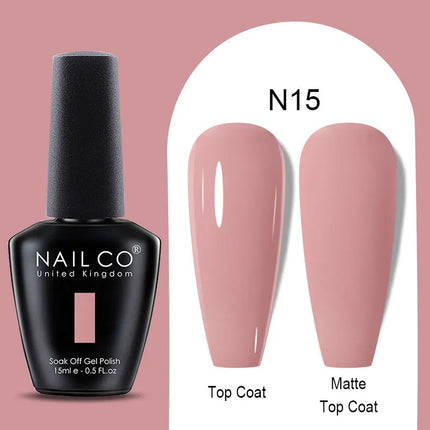 NAILCO Winter Series Color Gel Nail Polish 15ML Semi Permanent Soak Off Gel Varnishes Super Texture Gorgeous Nail Manicure Art