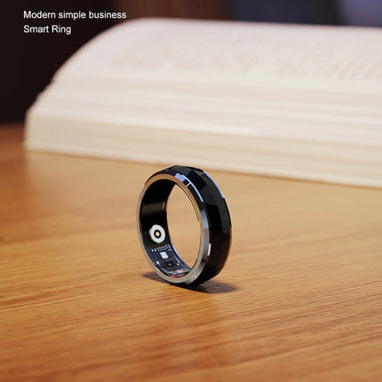 COLMI R11 Smart Ring, Fidget Spinner Anxiety Relieve Ring with Charging Case for Men, Health and Sleep Monitor, 5ATM Waterproof