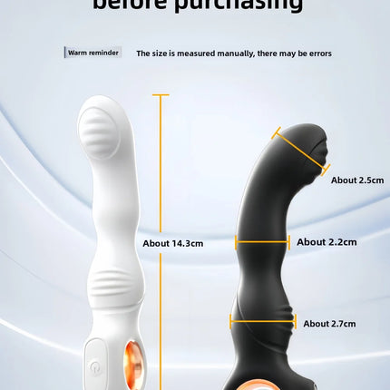 Male Prostate Massager Anal Vibrator G-Spot Stimulating Vibrating Butt Plug Gay Anal Toys Beginner Adult Toys