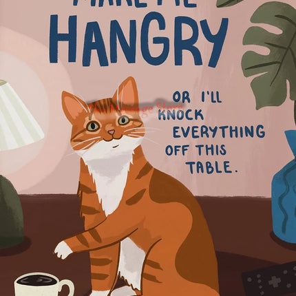 Funny Cats Cartoon Minimalist Drawing Lazy Cat in Bed Cozy Bedroom Pets Lovers Poster Canvas Painting Wall Pictures Home Decor