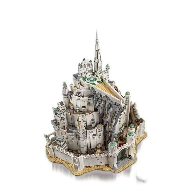 Cheapest 8278pcs Bricks The City Minas Tirith Capital Gifts for Adults Building Blocks Kit Dispaly Model for Home Decor Set