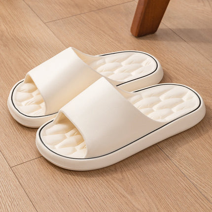 Men Trend New Summer Slippers Soft Non-slip Sole Cloud Sandals for Home Beach Indoor Outdoor