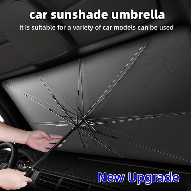 Car Windshield Sun Shade Umbrella Foldable Auto Sunshade Parasol Summer Uv Protection Interior Heat Insulation Curtain
