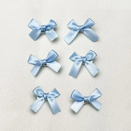 6Pcs/lot    Bowknot Hair Clip Fashion Sweet Ballet Cute Girl Barrettes  Lace Hairpin Girls Hair Accessories