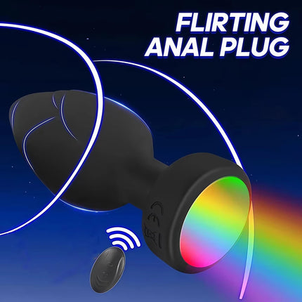 Anal Plug Vibrator for Men Women Butt Plug Men Prostate Massager Female Buttplug Remote Control Adult Sex Toys for Women Men Gay