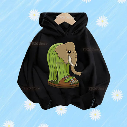 Funny Italian Brainrot Warm Children's Hoodies Cartoon Tung Tungtung Sahur Cappuccino Assassin Girls Boys Kids Hooded Sweatshirt