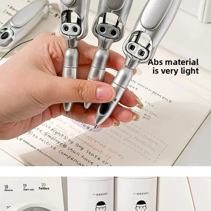 Fun Squid Pen Press Type Ballpoint Pen with Deformation Tech Viral Stationery for Office School Use Gift