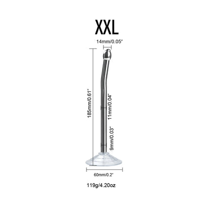 1PCS Metal Suction Cup urethra dilator penis plug, urethral sounds, urethral massage, prostate masturbation, dick urethral mastu