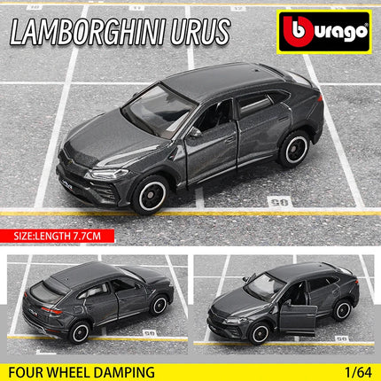 Bburago 1:64 Volkswagen Golf LAMBORGHINI sian fkp 37 Car Model Collection Kids Xmas Gift Toys for Boys Ferrari  Benz Volkswagen
