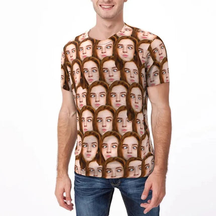 DIY Custom Picture T-shirt For Men Personality O Neck Short Sleeve Jersey T Shirts Customized Clothes Sport Breathable Tee Top