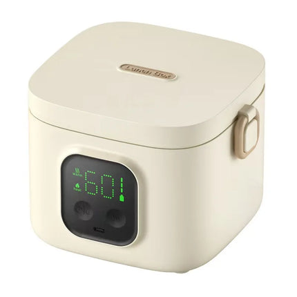 Portable USB Rechargeable Wireless Lunch Box Hot Selling Stainless Steel Plastic Housing Cordless Electric Food Outdoor