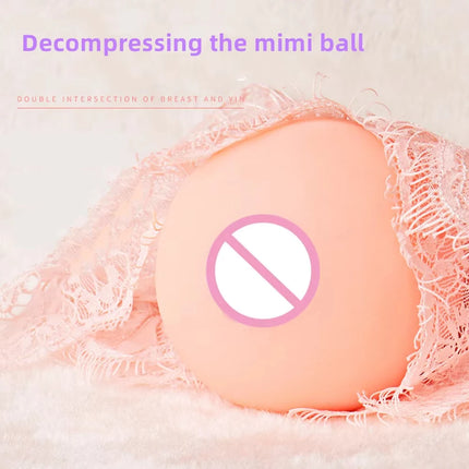 Sex Doll Boobs for Men with TPE Soft Jelly Breasts Male Masturbator Adult Toy Sex Toy Portable Male Masturbation Valentine's Day