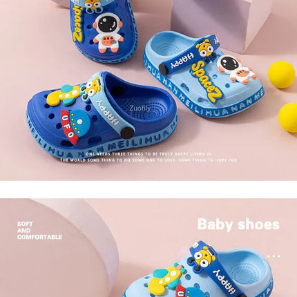 New Children Kids Baby Boys Girls Mules Clogs Summer Soft Sole Garden Beach Slippers Sandals Cave Hole Baby Shoes for Boys Girls