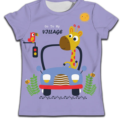 New Cartoon T-shirt Kids Boys Children Clothes Girls Cats Graphic T Shirts Boy Baby Summer Top KID Girl Birthday Short Sleeve