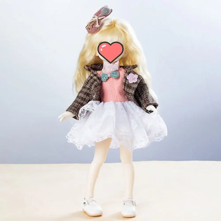 Fashion 30cm Doll in Costume Cloth Accessories Sweet 30cm Doll Dress Set Colorful Cute 30cm Doll Dress Clothes Girls Toy