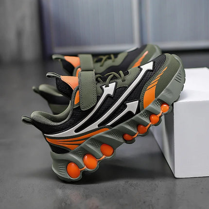 2025 Hot Selling Outdoor Anti Slip Childrens Sports Shoes Lightweight Comfortable Running Shoes Rebound Campus Casual Shoes