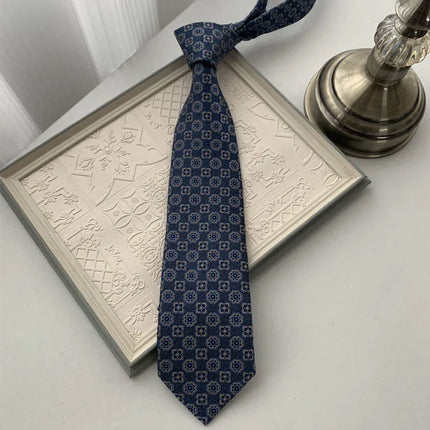 Stripes Squares Small Flowers Various Patterns Fashion Trends Daily Student Uniforms Accessories Ties Personalized Simplicity