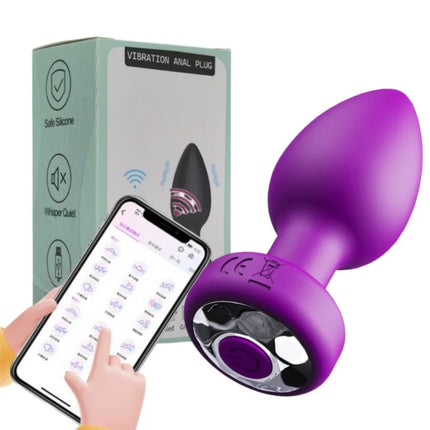 Vibrating Anal Vibrator for Man 10 Vibration Wireless Control Butt Plug Sex Toys for Couple Prostate Massager Adult Gay Products