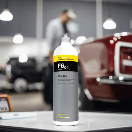 Kochchemie F6 01 250ml Silicone-Free Car Polish Effective for All Paint Types Removes Medium to Heavy Defects