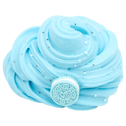 70ml Scented Cookies Butter Slime Kit - Blue Pink Charms Slime Soft Fluffy Putty DIY Sludge Christmas Birthday Gift Toys
