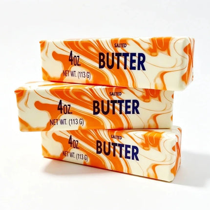 Butter Stick Fidget Squishy Toys Elastic Cheese Stick Funny Decompression Stress Anxiety Relief Game Squeeze Prank Toy for ADHD